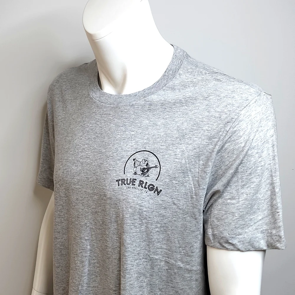 TRUE RELIGION HEATHER GREY TSHIRT EXTRA EXTRA LARGE